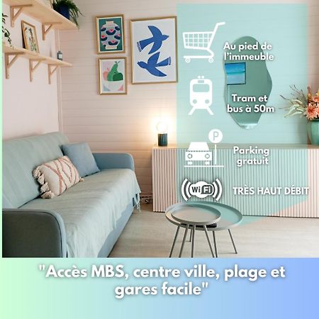Studio 50M Tram Parking Gratuit 13Min Gare Montpellier Zewnętrze zdjęcie